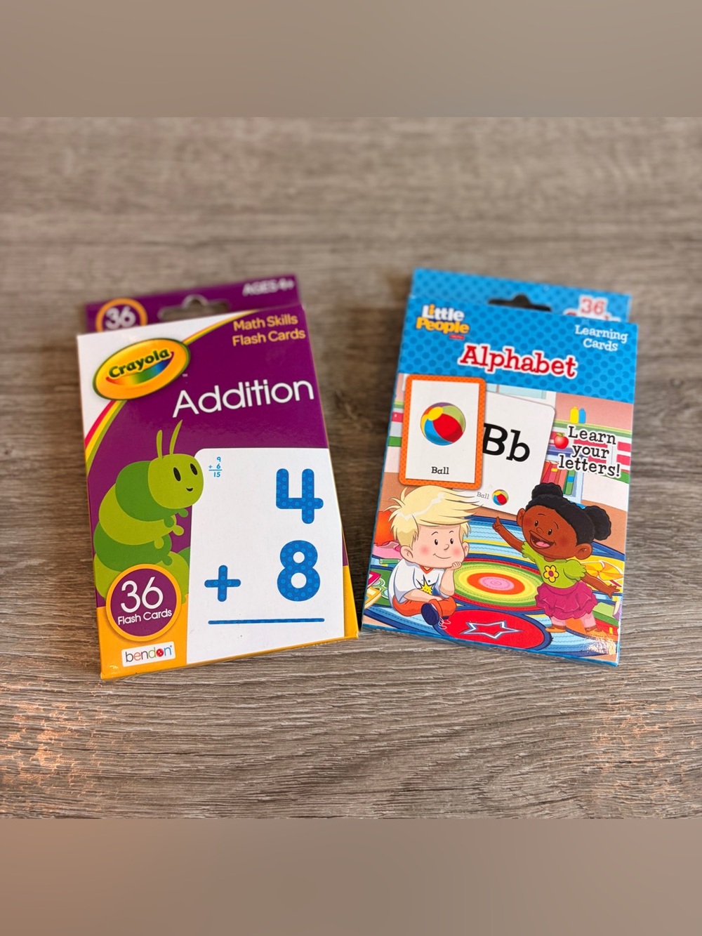 Crayola/Little People flashcards